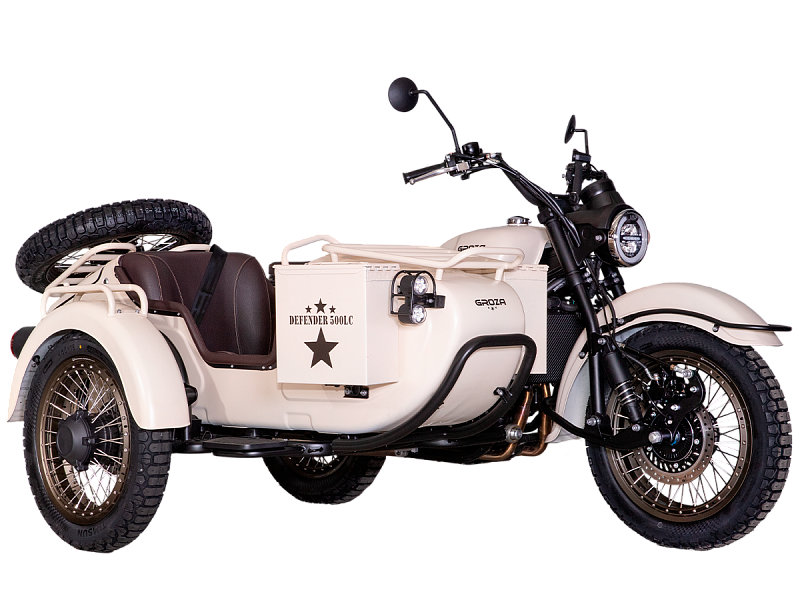 Мотоцикл с коляской GROZA DEFENDER 500 LC (4T EFI- Жидкостное Охл.) (2024 г.) фото