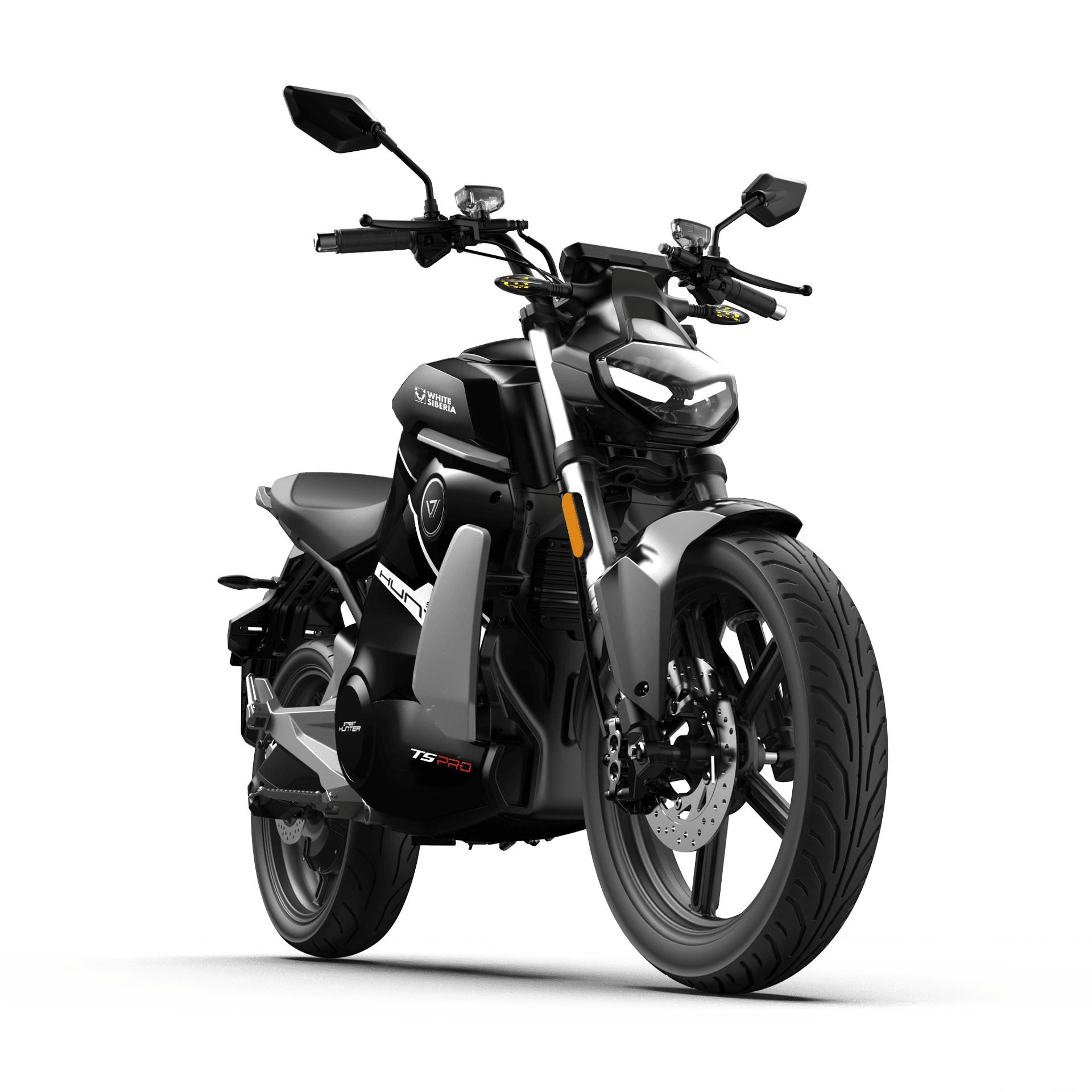 Электромотоцикл WHITE SIBERIA SUPER SOCO TS STREET HUNTER PRO фото