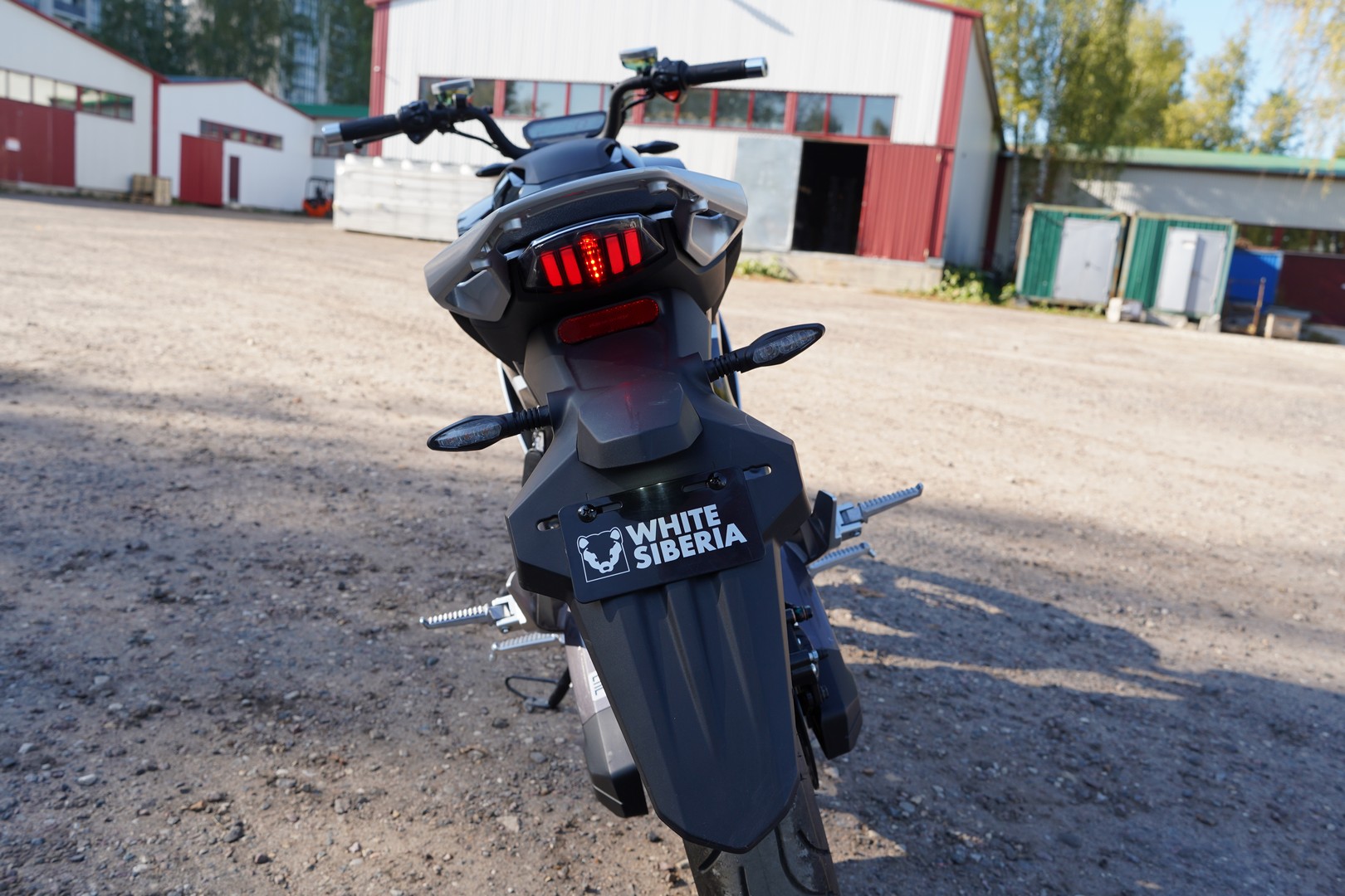 Электромотоцикл WHITE SIBERIA SUPER SOCO TS STREET HUNTER PRO (Черный)(У)219-014 фото