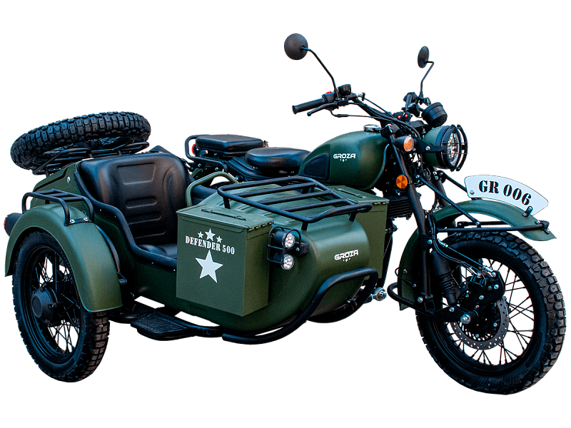 Мотоцикл с коляской GROZA DEFENDER 500 (4T EFI) (2023 г.) фото