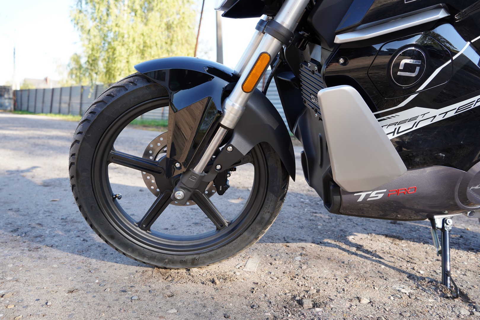 Электромотоцикл WHITE SIBERIA SUPER SOCO TS STREET HUNTER PRO (Черный)(У)218-WS200 фото