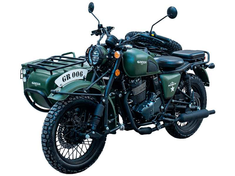 Мотоцикл с коляской GROZA DEFENDER 500 (4T EFI) (2023 г.) фото