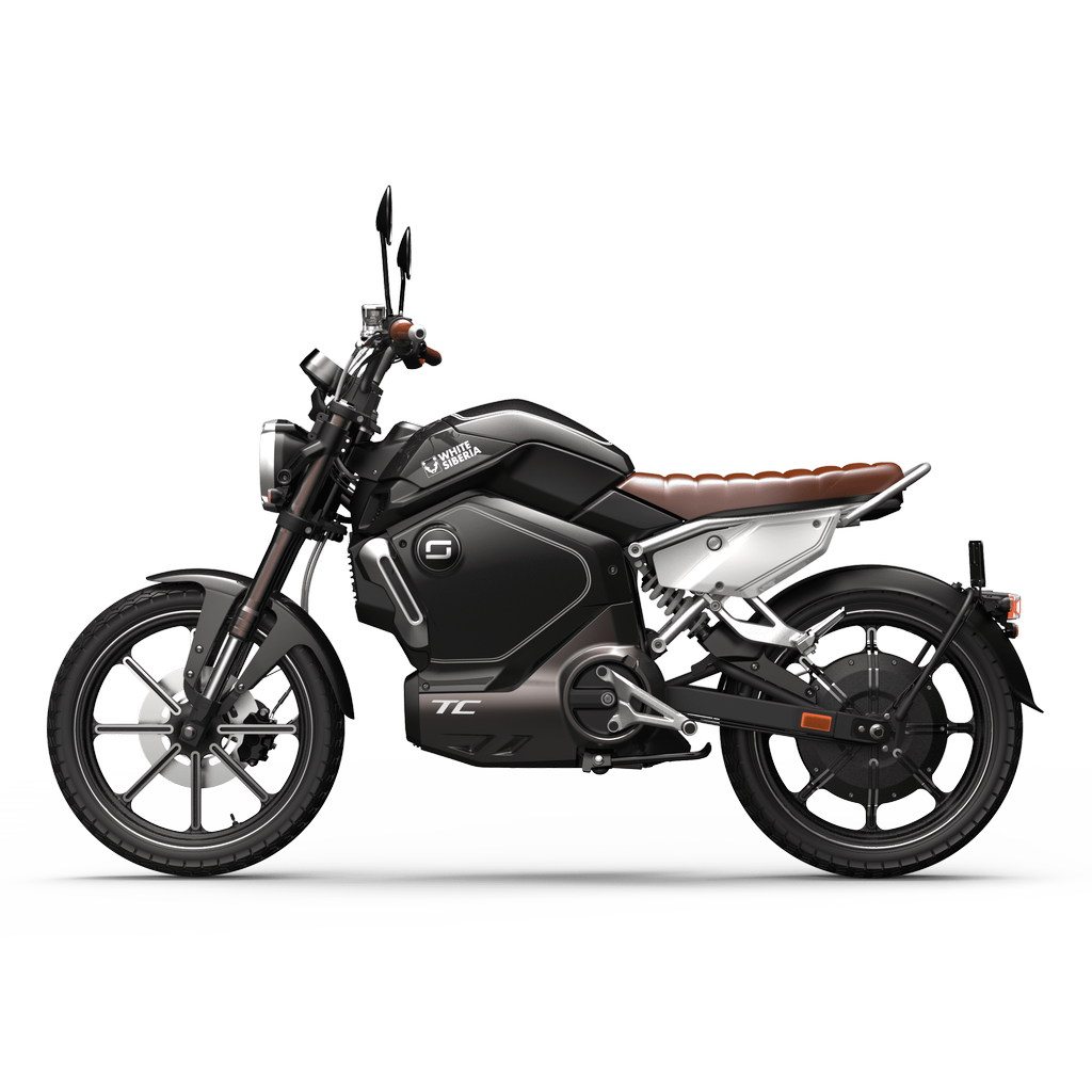 Электромотоцикл WHITE SIBERIA SUPER SOCO TC фото