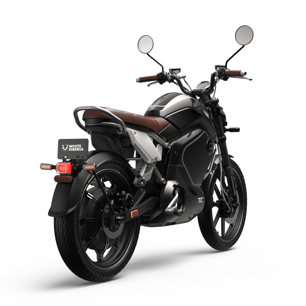 Электромотоцикл WHITE SIBERIA SUPER SOCO TC фото