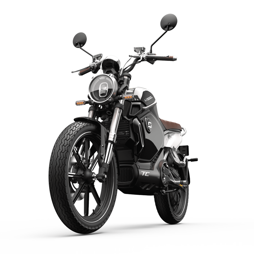 Электромотоцикл WHITE SIBERIA SUPER SOCO TC фото