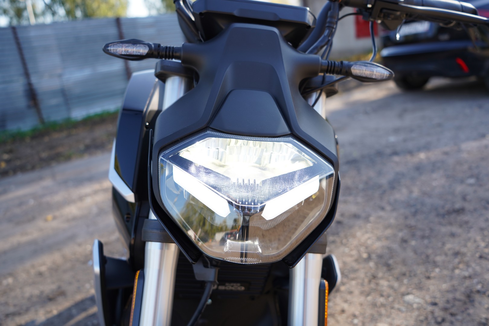 Электромотоцикл WHITE SIBERIA SUPER SOCO TS STREET HUNTER PRO (Черный)(У)218-WS200 фото